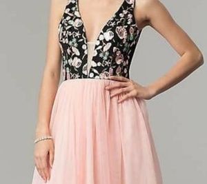 Maniju embroidered formal dress